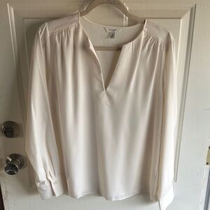 Banana Republic Elegant Ivory Blouse NWT